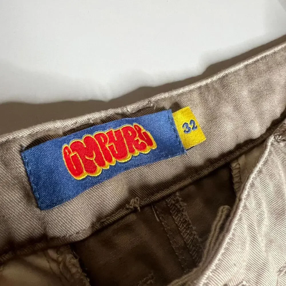 Empyre Cream Cargo Pants Mens 32 Straight Leg Skate‎ Streetwear Utility